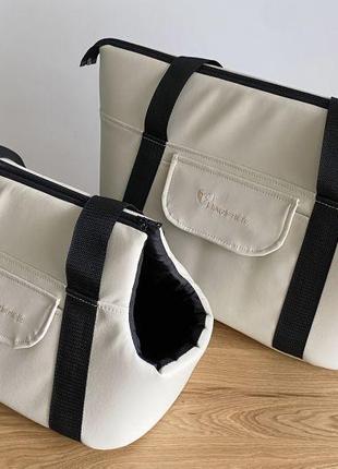 Сумка Переноска для Собак та Котів City Ivory M - 43х27х32см