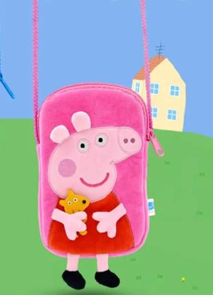 Милая плюшевая сумочка Свинка Пеппа Peppa Pig, новая