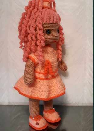 Лялька Мулаточка  М'яка в'язана іграшка