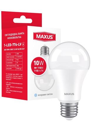 Светодиодная лампа низковольтная 1-led-776-lv maxus a60 10w 41...