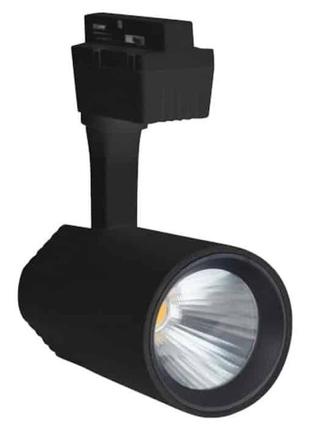 Светодиодный трековый светильник varna-36 36w черный.