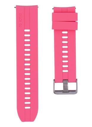 Ремешок удобный силиконовый браслет Samsung Gear S3 22 mm Розовый