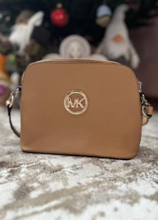 Коричневая женская сумка michael kors маленькая женская сумочка