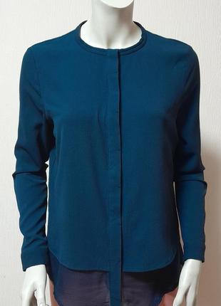 Модная рубашка / блузка тёмно - синего цвета samsoe,💯 оригинал...