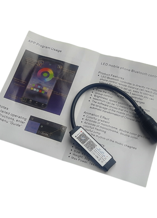 Bluetooth контролер/дімер для світлодіодної стрічки. Музичний App