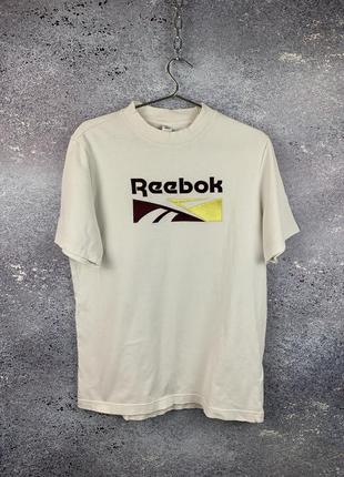 Мужская белая футболка reebok м