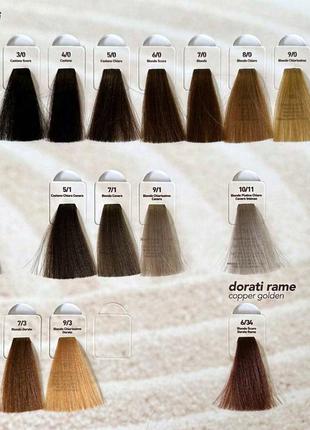 Безамиачная крем краска для волос zen с кератином италия 100 мл