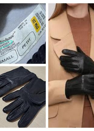 ,,100% кожа большой размер фирменные кожаные утепленные перчатки