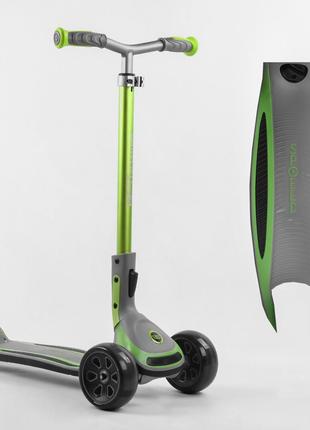 Самокат трехколесный Best Scooter складной алюминиевый руль, п...