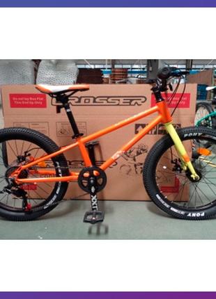 Дитячий велосипед Crosser Super Light 20" алюмінієва рама 10",...