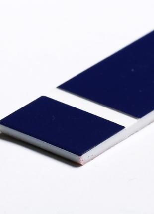 Двухслойный пластик для гравировки синий с белым 0.8 мм