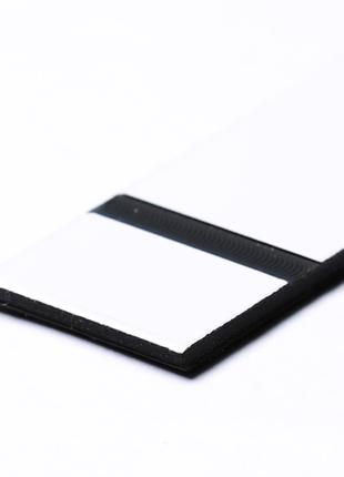 Двухслойный пластик для гравировки белый с черным 1,6 мм
