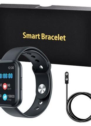 Смарт-часы Smart Watch T88 Спортивные с пульсометром, тонометр...