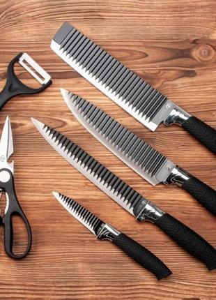 Набор качественных кухонных ножей из стали 6 предметов