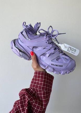 Кроссовки balenciaga track purple