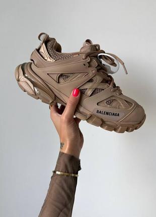 Кроссовки balenciaga track “full beige” new season