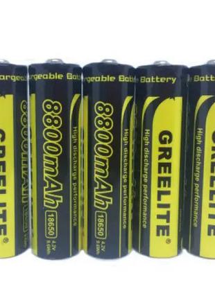 Аккумулятор (1шт) 18650 Greelite 4.2V 9.6Wh Li-ion батарейка Z...
