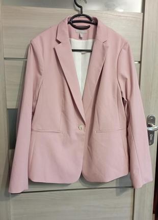 ❤️в новом состоянии розовый пиджак жакет блейзер h&amp;m