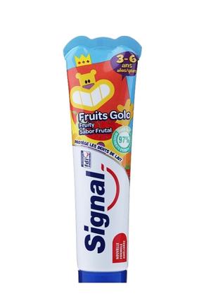 Детская зубная паста Signal Kids Fruit Flavor Toothpaste, 50 мл