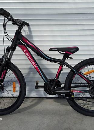 Підлітковий велосипед для дівчаток Crosser Sweet 24" рама 14" ...