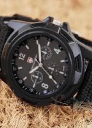 Чоловічий кварцовий годинник Swiss Army black