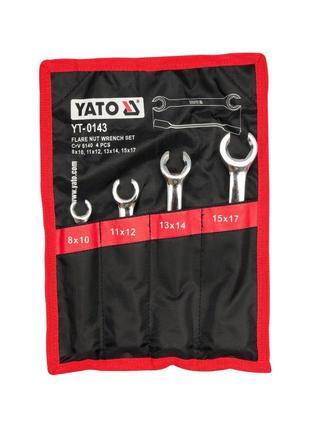 Набор разрезных ключей для тормозных трубок Yato YT-0143