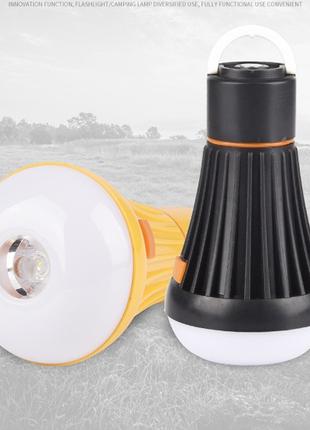 Лампа с крючком для палатки, кемпинг, 3 LED фонарь на магните ...