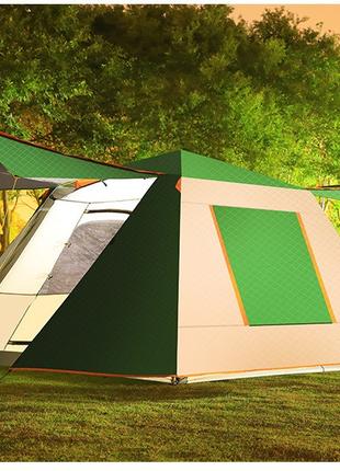Двухслойная Палатка-автомат 5-местная, размер 240х240х160см (Р...