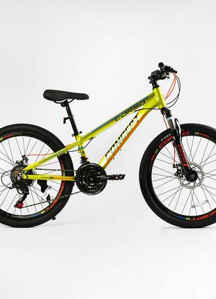 Велосипед спортивний Corso Concept 24" рама алюмінієва 11’’, о...