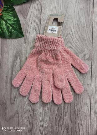 Теплые мягкие перчатки