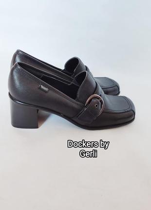 Лофери жіночі шкіряні туфлі dockers by gerli туфлі чорні шкіря...