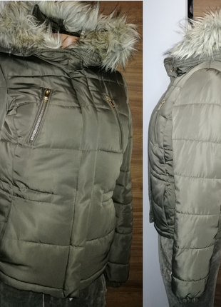 Женская зимняя куртка divided by h&amp;m размер 34 xs