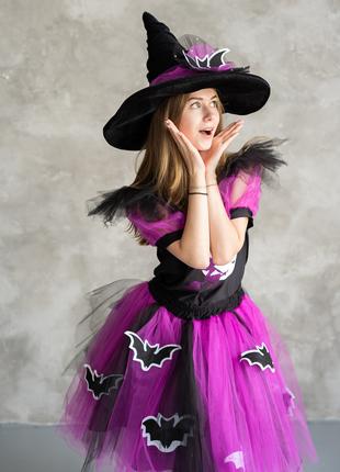 Карнавальный костюм для аниматоров Ведьма Purple