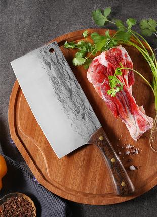 Кухонный нож топор для мяса 20 см из нержавеющей стали