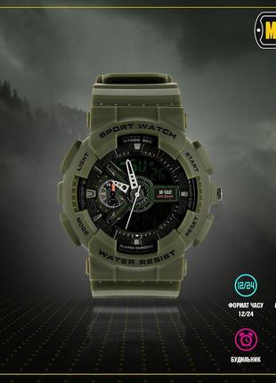 M-Tac часы Sport Olive, мужские часы, электронные часы, многоф...