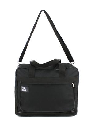 Хозяйственная сумка с расширением для покупок Wallaby 2070 черная