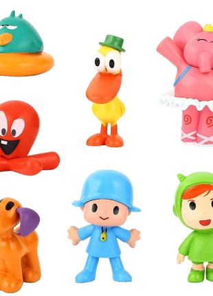 Набір 7в1 іграшки Покойо: Малюк і його друзі — Pocoyo