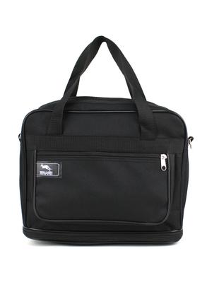 Хозяйственная сумка с расширением для покупок Wallaby 2071 черная