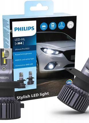 Комплект LED Philips H4 Ultinon Pro 3022