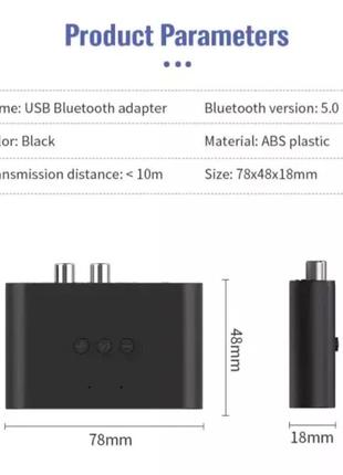 NFC Bluetooth адаптер 5.0 BLS-B21 аудио приемник стерео ресиве...