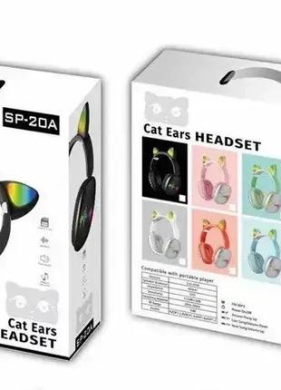 Беспроводные Bluetooth наушники Cat Ears SP-20A с микрофоном и...