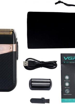 Електробритва шейвер для сухого та вологого гоління VGR V-331,...