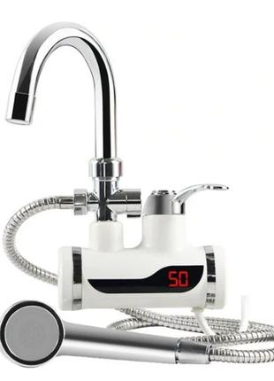 Проточний водонагрівач, бойлер на душ і на кран Delimano з LCD...