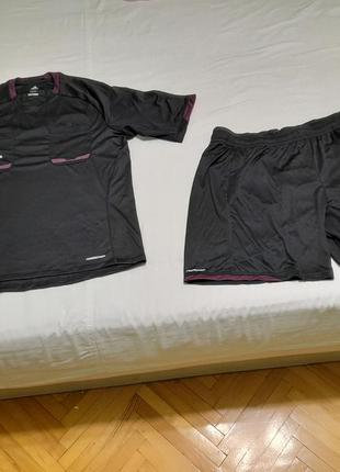 Форма спортивна рефері, суддя  adidas - футболка , шорти - xl