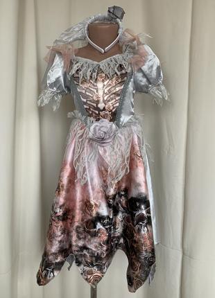 Невеста мертвая ведьма королева бала костюм платье карнавальное
