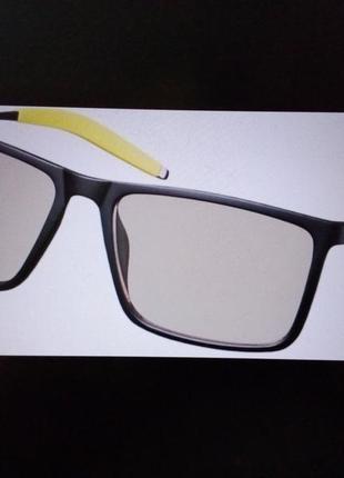 Очки компьютерные 2e gaming anti-blue glasses black-yellow (2e...