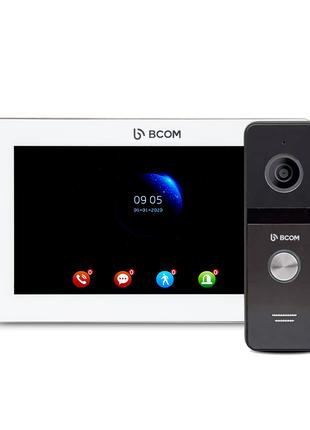 Комплект видеодомофона BCOM BD-770FHD White Kit
