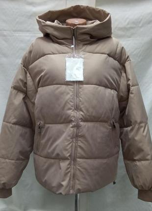Жіноча демісезонна тепла куртка 50, 52, 54, 56, 58 - 1424