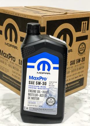 Моторное масло Mopar MaxPro 5W30 0,95 л. 68518204AA / 68218920AB