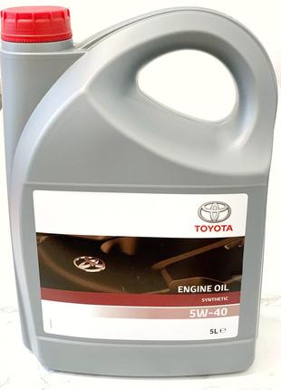 Моторное масло Toyota Synthetic 5W-40 (Тойота 5в40) 5л Оригина...